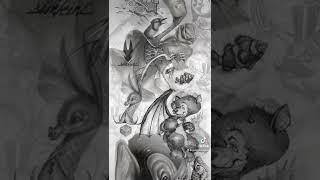 Some drawings from my book "Drawn 2 the Well" available at gregsimkinsart.com