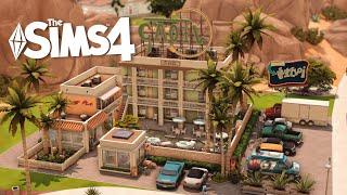 Oasis Springs Motel | Sims 4 Stop Motion Build | NO CC