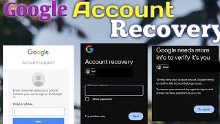 New !How to Recover Gmail Account without Phone Number and Recovery Email  || Gmail Account Recovery