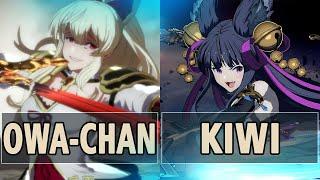 GBVSR:Owa-chan (Vira) Vs Kiwi (Yuel)| High Level Gameplay.