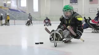 UNE Doctor of Physical Therapy Students and Maine Adaptive: Sled Hockey Demo