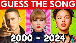 Guess the Song  | Most Popular Songs 2000-2024 |  Music Quiz