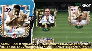 DAMN!! GELO SQUADNYA HENRY DUET MBAPPE JUNIOR DAN SENIOR DI PERANCIS #fifamobile #fcmobile24 #fifa