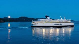 Victoria (Swartz Bay) to Vancouver (Tsawwassen) | BC Ferries Spirit of British Columbia・4K HDR