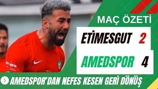 ETİMESGUT 2-4 AMEDSPOR | MAÇ ÖZETİ