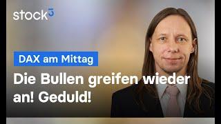 Durchatmen ist erlaubt und erwünscht! DAX-Analyse am Mittag