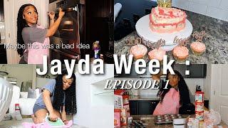 VLOG : I MADE MYSELF A BIRTHDAY CAKE !!! 