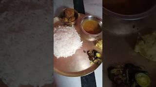 aj dupure lunch er thali#shorts#viraltrending