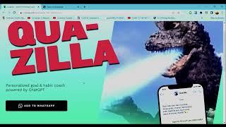 Using Whatsapp Chatgpt Bot - Quazilla.ai 2minuteai for productivity, habit tracking and reminders.