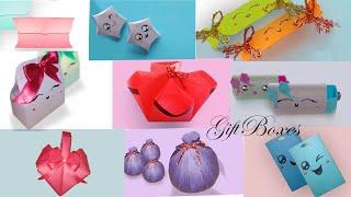 10 Fantastic Gift boxes Ideas | Paper Crafts | Compilation | Artistic Kids Land