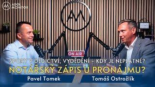 Spory v dědictví, určení hodnoty majetku i vydědění - notář Tomáš Ostrožlík