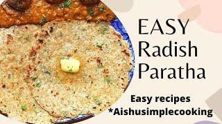 Radish Paratha Recipe // Mooli paratha