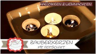 Zauberkerzen mit Geheimbotschaft - Stampin´Up! - Halloween - Weihnachten -Wunderkerze Anleitung