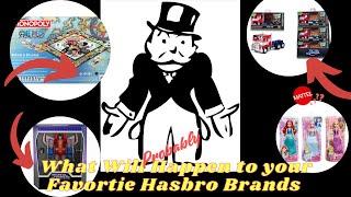 If Hasbro stops making toys, what will happen to their brands Transformers, Monopoly, GI Joe, Nerf?