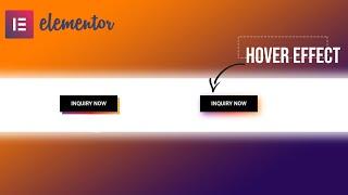 Button Hover Effect With Elementor Pro & CSS | WordPress Elementor Pro Tutorial