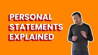 How do you write a good personal statement?