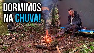 Acampamento na SELVA durante CHUVA!