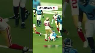 #49ers Dee Winters dropped a hammer on Will Levis 