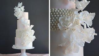 Wafer Paper Flowers - Wedding Cake Design | Florea Cakes | Cake Decorating Tutorial