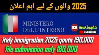 Italy work permit visa 2024 new update || Italy  Agriculture visa || Italy Visa new update