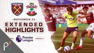 West Ham United v. Southampton | PREMIER LEAGUE HIGHLIGHTS | 4/19/2025 | NBC Sports