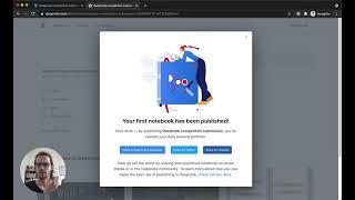 How to publish and submit a notebook to the Deepnote competition