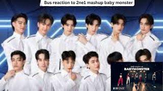 Bus reaction to 2ne1 mashup baby monster l bts reaction / kpop idols reaction to hindi song l