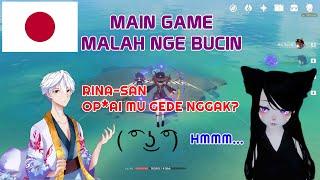 Main Game ditemenin Rina Onee-san