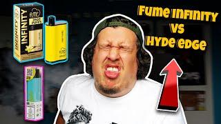 Fume Infinity Disposable Vape vs Hyde Edge Rechargeable Review