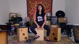 Mona Tavakoli Cajon Lesson For DRUM! Magazine