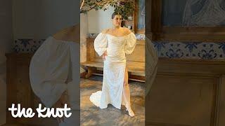 2023 Wedding Dress Trends to Watch   | Bridal Fashion Week | The Knot #shorts