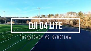 DJI O4 Lite RockSteady vs. GyroFlow // 2" CineWhoop 4K Challenge