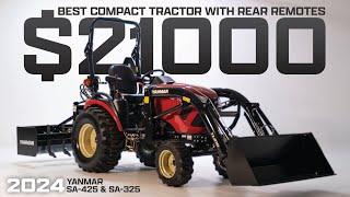 Best Compact Tractor Under 30hp | 2024 YANMAR SA425 [ With Standard Rear Remotes ]