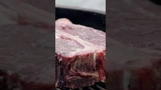 Grilling T-bone steak #delicious #food #2023 #viral #shorts #shortsvideo #fypシ