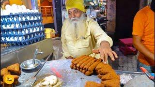 Sardar Ji Selling Heart Shape Keema Chaap In Raipur Rs. 60/- Only l Chhattisgarh Street Food