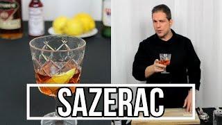 Ein Sazerac Rezept und dessen Sazerac Geschichte der offizielle Cocktail New Orleans