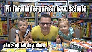 Fit für Kindergarten & Schule Teil 2 - Top Lernspiele ab 4 Jahre (+ Hinweis zum Alter)