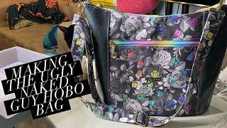 Making “The Ugly Naked Guy Hobo Bag” by Sincerely Jen Patterns