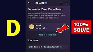 Successful Zero-Waste Brand | Tapswap Code  | How to Launch Your Own Successful Zero-Waste Brand