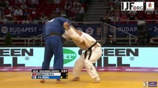 Judo 2016 Grand Prix Budapest: Bestaev (KGZ) - Aoki (JPN) [-60kg] final