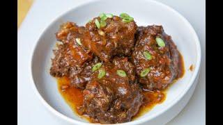 Red wine braised OX tail