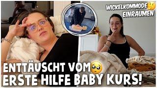 ENTTÄUSCHT vom BABY ERSTE HILFE KURS + WICKELKOMMODE EINRÄUMEN mit MONE | kobexmone