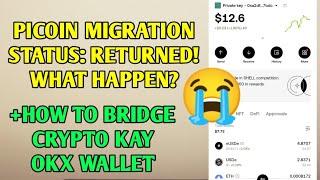 Picoin migration stop muna? Nangyari? +How to bridge crypto kay OKX WALLET