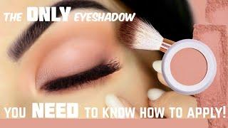Beginners Eye Makeup Tutorial The ONLY eyeshadow you need | How to apply eyeshadow