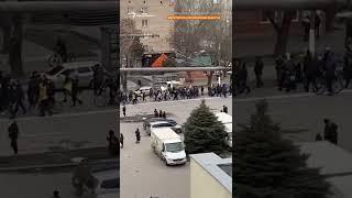 Мелитополь: местные жители вышли на митинг против российской оккупации