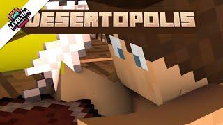 Stationen errichten und automatisierte Druckerzeugung | Minecraft - Desertopolis (#31) | LevelTim