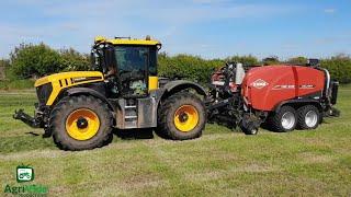 JCB Fastrac 4220 & Kuhn FBP 3135 Baler/Wrapper