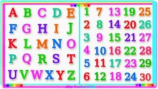 Learn Abcd Alphabet For Children | Numbers Counting | Learning Numbers For Kids | 1234 |