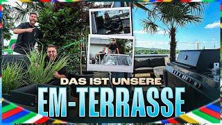 Wir haben in 48h unsere TERRASSE für die EM READY gemacht ️ XXL Vlog