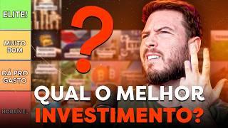 QUAL É O MELHOR INVESTIMENTO DE TODOS? | TIERLIST DOS INVESTIMENTOS